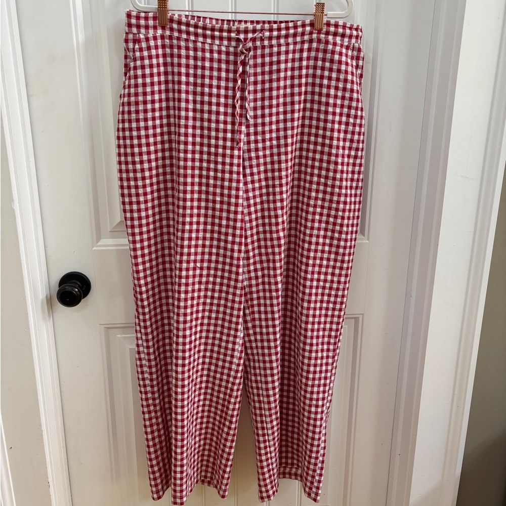 Red Gingham Sønderhaus Perfect Pants